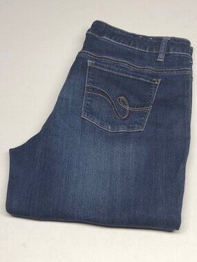 SANTANA HIGH-RISE CROP JEANS 16/33x25 ⭐️